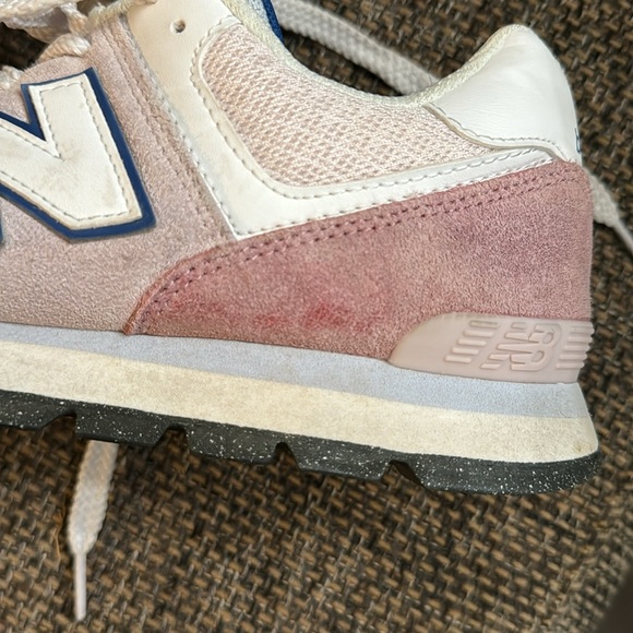 New Balance 574 Hazy Rose shoes size 7 - Picture 5 of 7